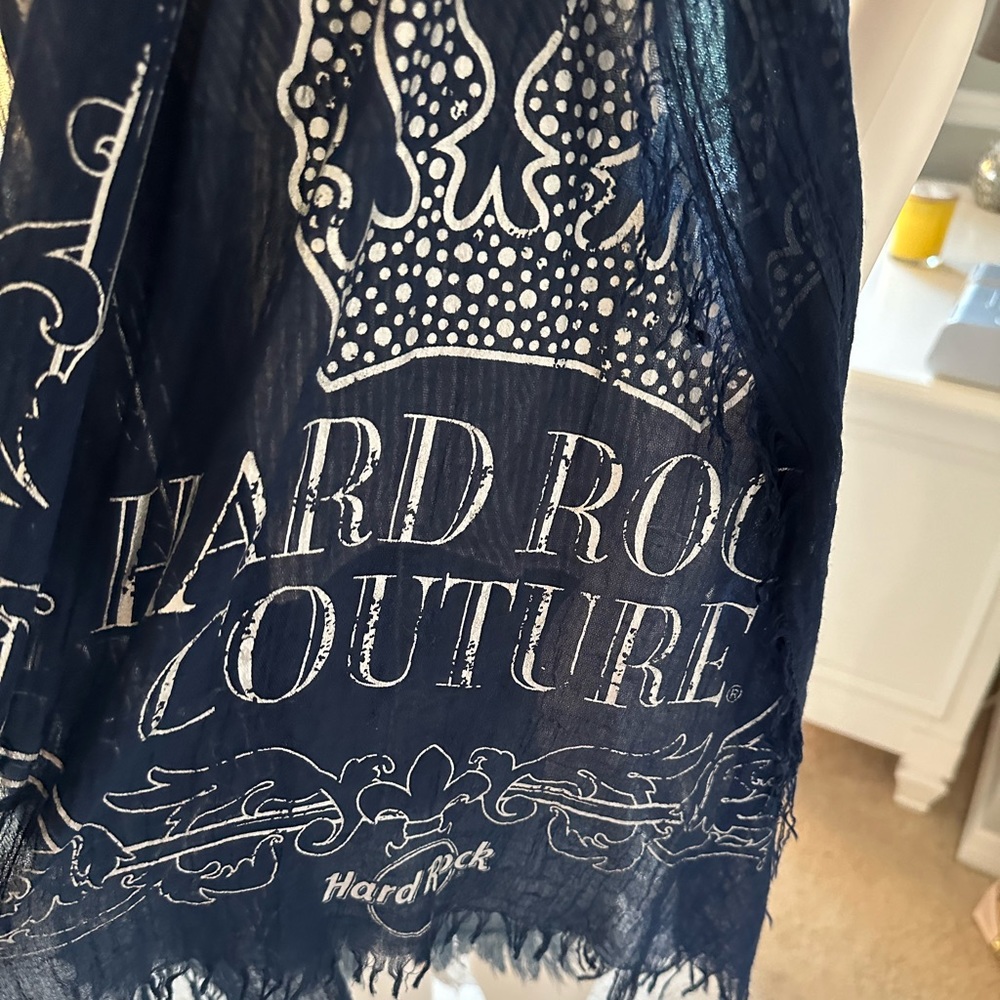 NAVY SCARF BY HARDROCK COUTURE